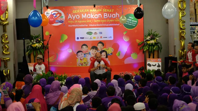 Ayo Makan Buah, Cara Unik Super Indo Ajak Masyarakat Hidup Sehat
