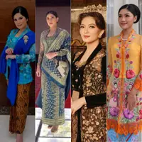 Adu Gaya Berkebaya Menantu Susilo Bambang Yudhoyono dan Jokowi. [Instagram]