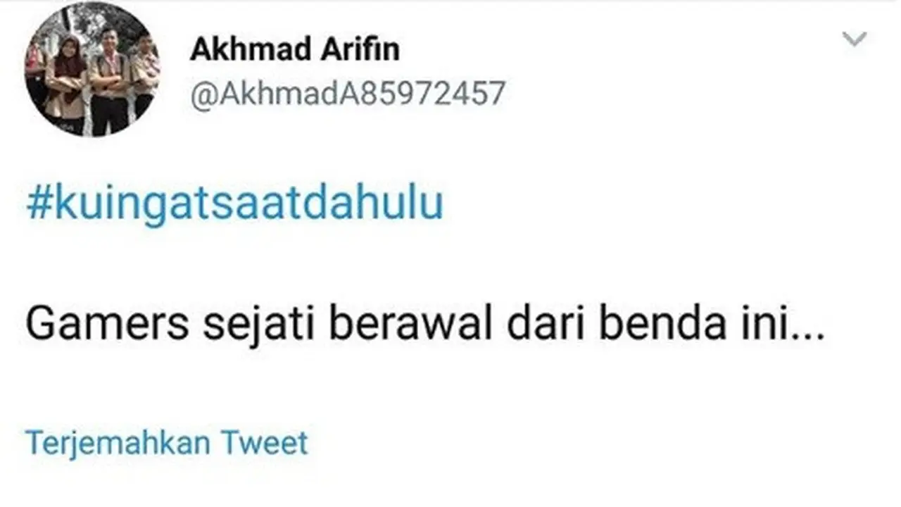 nostalgia benda-benda jadul (foto: Twitter)