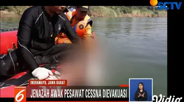 Jasad siswa latih penerbang ini ditemukan sekitar 50 meter dari titik awal jatuhnya pesawat yang diawaki dua siswa latih tersebut.