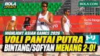 Bintang Akbar/Sofyan Rachman Efendi berhasil mengalahkan pasangan China, Song Jinyang/Wang Yanwei, dengan skor 2-0 (21-19, 21-18) pada babak perempat final voli pantai putra Asian Games Aichi-Nagoya 2026. Kemenangan ini mengantarkan pasangan Indonesi...