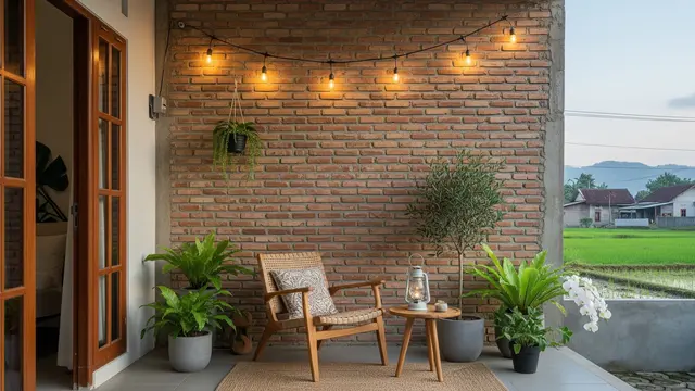 Inspirasi Teras Rumah Nuansa Pedesaan Modern