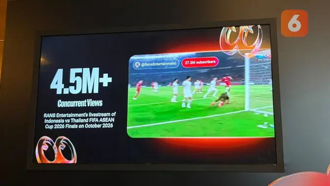 Rekor! 4,5 Juta Penonton Saksikan Final ASEAN Cup 2026 via YouTube