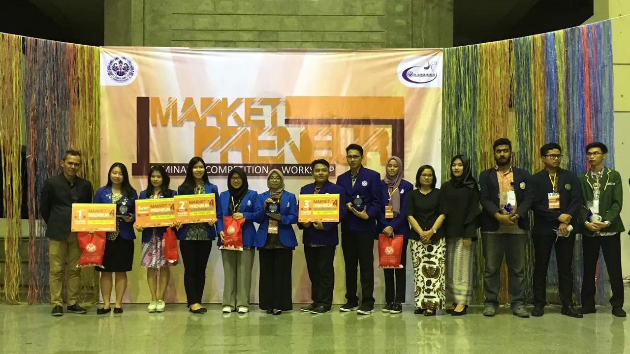 Mahasiswa Manajemen President University Runner Up Marketpreneur 4 2017