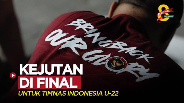 Berit video dua kelompok suporter mempersiapkan kejutan untuk memberi dukungan kepada Timnas Indonesia U-22 yang akan bertanding pada laga final SEA Games 2023 pada Selasa (16/5/2023) malam hari WIB.