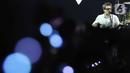 Vokalis grup musik Weezer, Rivers Cuomo saat tampil di atas panggung Soundrenaline di Allianz Ecopark, Ancol, Jakarta Utara, Sabtu (26/11/2022). Weezer tampil memeriahkan Soundrenaline 2022 dengan membawakan lagu  Beverly Hills, dan Anak Sekolah milik Chrisye. (Liputan6.com/Herman Zakharia)