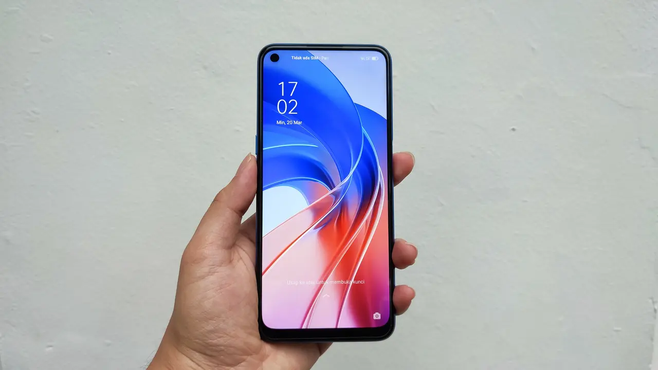 OPPO A55 (Liputan6.com/Giovani Dio Prasasti)