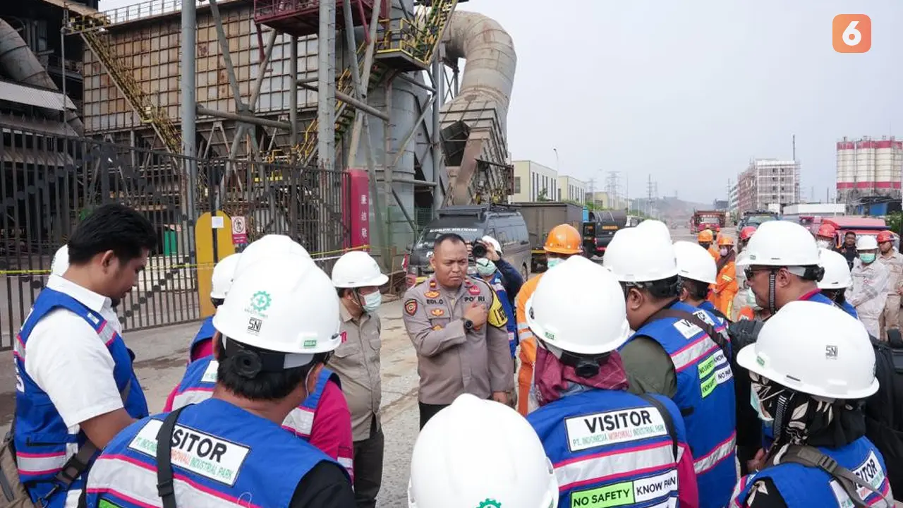 Kondisi kawasan PT IMIP usai kecelakaan kerja