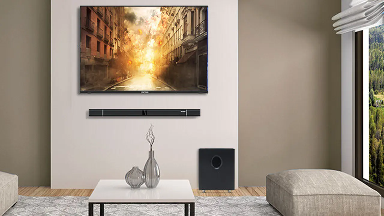 Polytron Cinemax Soundbar LED TV