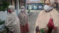 Penghuni panti jompo husnul khatimah di Pekanbaru yang mengadu ke dinas sosial Riau. (Liputan6.com/M Syukur)