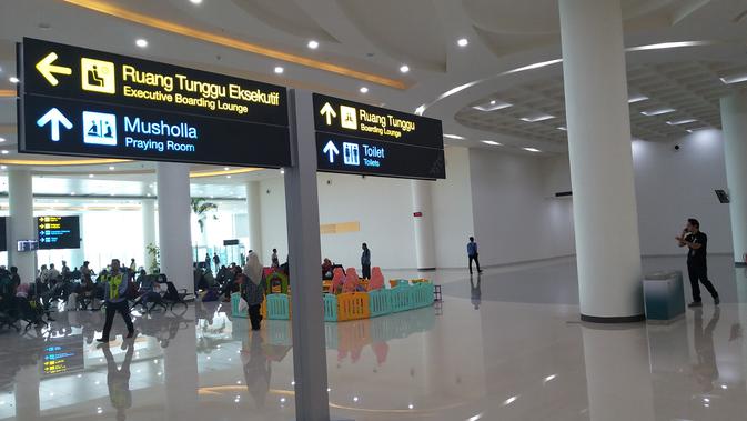 Terminal baru Bandara Internasional Syamsudin Noor di Banjarmasin. (Liputan6.com/Ilyas Istianur Praditya)