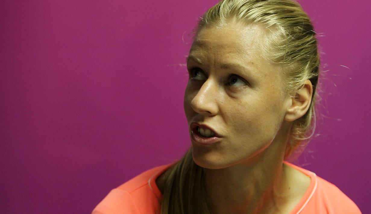 Tak hanya wajah menarik, Elena Dementieva juga berhasil meraih 16 gelar WTA selama 12 tahun perjalanan kariernya. (AFP/Getty Images/Chris McGrath)