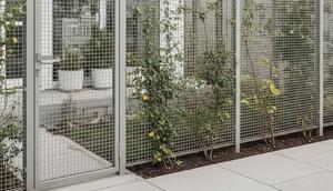 Pagar Rumah Minimalis Tanpa Tembok Depan (AI)