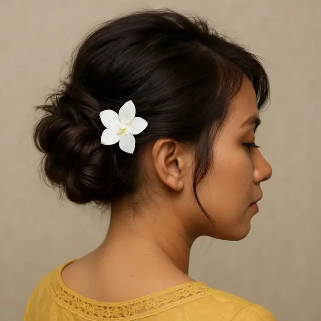 Model Sanggul Kecil untuk Acara Resmi (Image by ChatGPT)