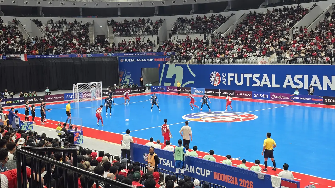 Duel timnas futsal Indonesia vs Korea di Piala Asia Futsal 2026