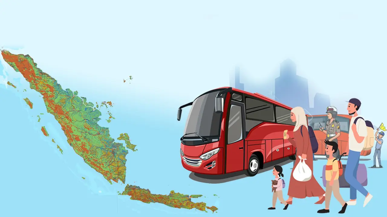 Banner Infografis Peta Jalur Mudik Lebaran 2022 Rawan Bencana. (Liputan6.com/Trieyasni)