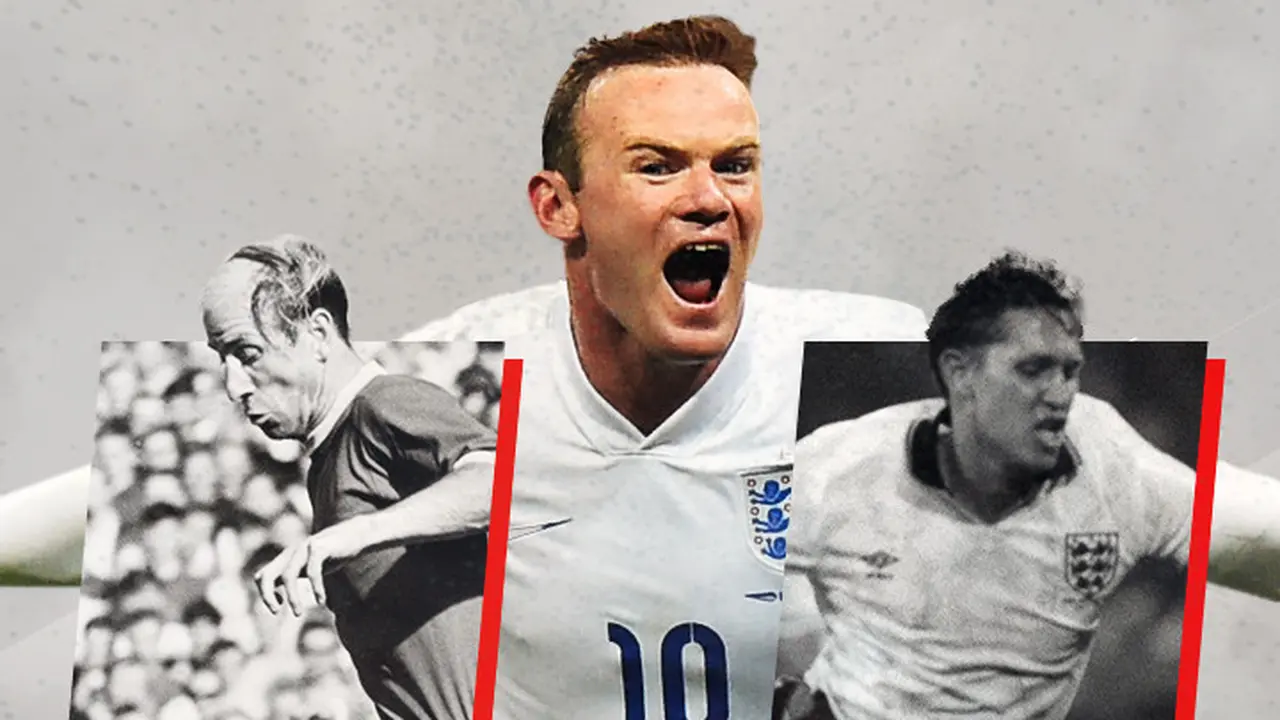 Sir Bobby Charlton, Wayne Rooney dan Gary Lineker