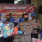 Polres Pandeglang Tangkap Pelaku Rudapaksa Anak Tiri. (Selasa, 23/08/2021). (Dokumentasi Satreskrim Polres Pandeglang).