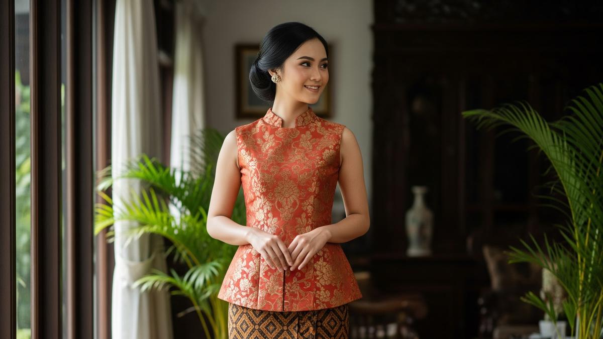 5 Perpaduan Aksesori yang Membuat Atasan Brokat dan Bawahan Batik Terlihat Kekinian