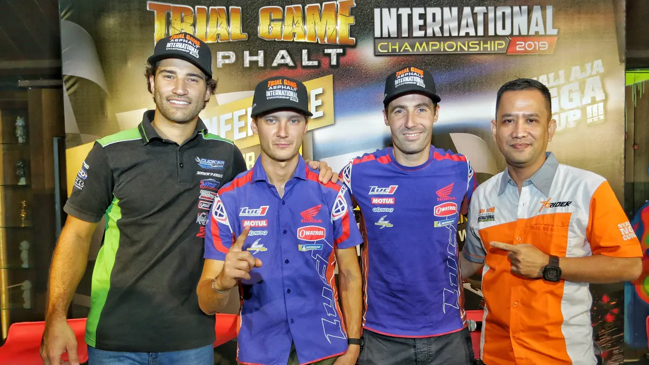 Tiga Pembalap Prancis Ramaikan Trial Asphalt International Championship 2019