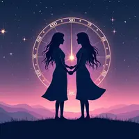 logo ramalan zodiak gemini (sumber: AI generated)