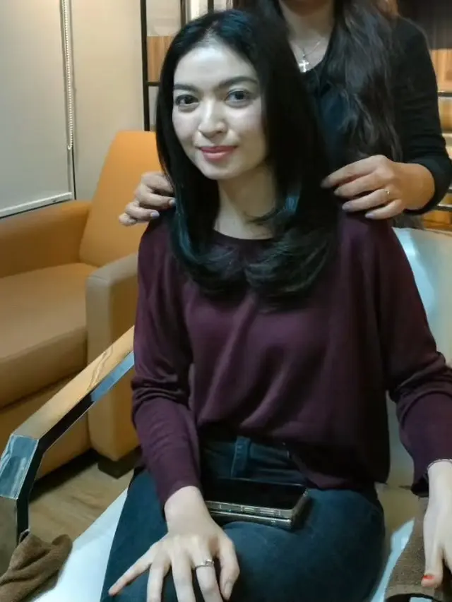 Potongan Rambut Baru Menantu Jokowi Selvi Ananda. [@dannyliekuang]