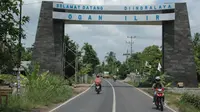 Gerbang Selamat Datang Kabupaten Ogan Ilir Sumsel (Liputan6.com / ist - Nefri Inge)