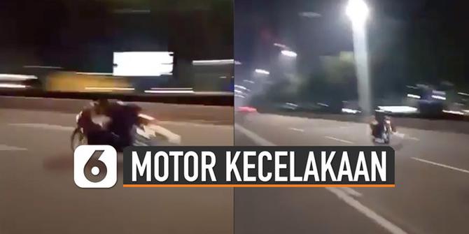 VIDEO: Apes, Pemilik Panik Motornya Kecelakaan Saat Dipinjam Freestyle