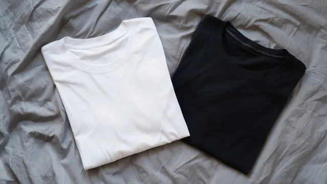White and Black Shirt