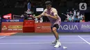 Dengan tersingkirnya, Alwi Farhan, maka Indonesia dipastikan tidak punya wakil di nomor tunggal putra pada babak perempat final Indonesia Open 2025. (Liputan6.com/Herman Zakharia)