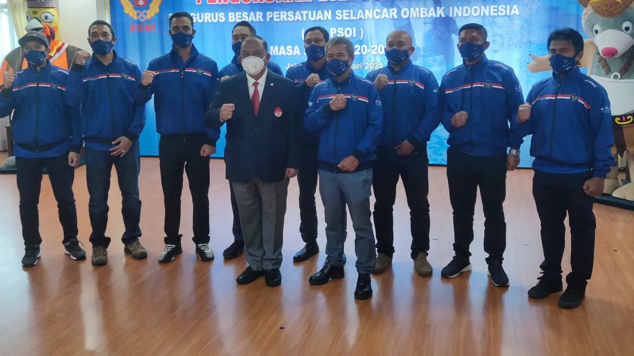 Pengurus Persatuan Selancar Ombak Indonesia