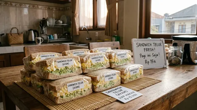 25 Ide Bekal Pagi yang Bisa Dijual Sebelum Jam Berangkat Kerja, Praktis dan Menguntungkan