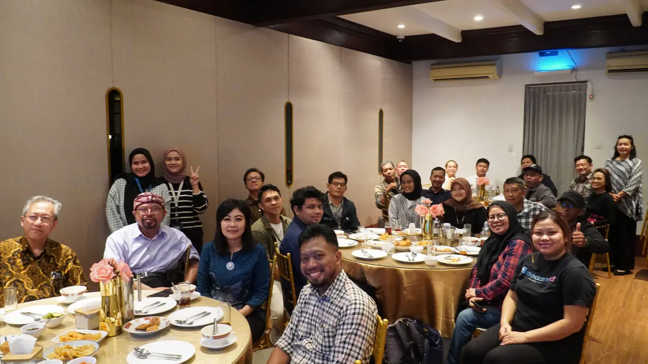 Sambut Hari Pendidikan Nasional, UMN Jalin Silaturahmi bersama Media dalam Halal Bihalal