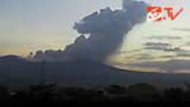 Gunung Lokon Meletus Meletus Lagi