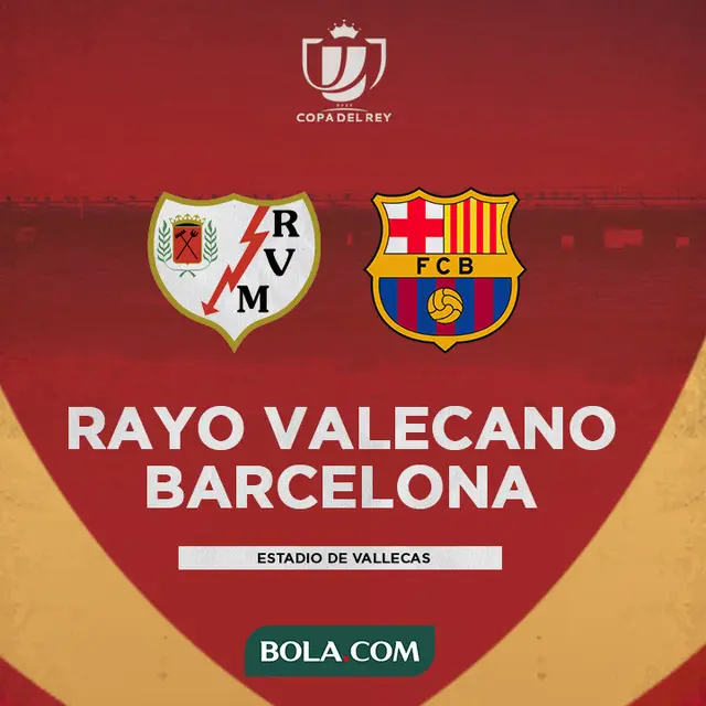 Copa del Rey - Rayo Valecano Vs Barcelona