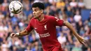 Luis Diaz. Sayap kiri Kolombia berusia 25 tahun yang telah membela Liverpool sejak tengah musim 2021/2022 ini menjadi pembelian termahal kedua The Reds pada bursa transfer musim dingin sepanjang sejarah. Ia didatangkan dari FC Porto pada bursa transfer musim dingin 2021/2022 dengan nilai transfer 47 juta euro atau kini setara Rp782 miliar. (AFP/Oli Scarff)