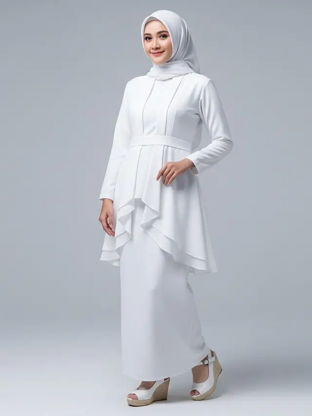 Kebaya Kartini Kain Polos 2026 yang Desainnya Modern Kekinian