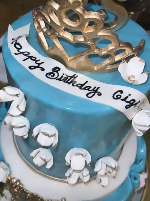 Ulang tahun Gigi Hadid. (Foto: Instagram Strories @gigihadid)