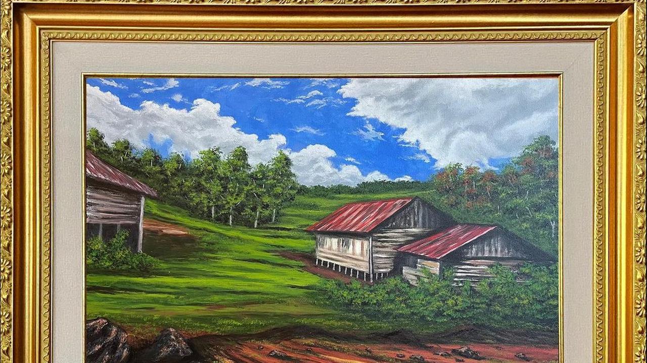 SBY Berkisah tentang Kampung Halaman Lewat Lukisan