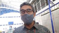 Muhammad Farhan menjadi penggagas digelarnya Bandung Open Swimming Tournamen 2022 di Gelanggang Kolam Renang UPI, Jalan Setiabudi, Kota Bandung. (Erwin Snaz/Bola.com)