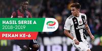 VIDEO: Hasil Serie A pekan ke-6, Juventus Perpanjang Catatan Kemenangan