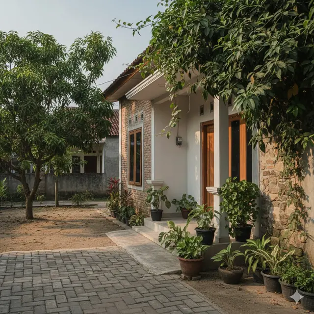 Inspirasi Teras Rumah di Desa