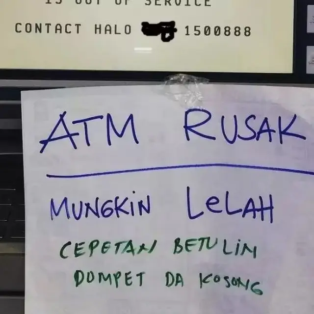 6 Potret Pemberitahuan Barang Rusak Sekalian Curhat Ini Bikin Tepuk Jidat