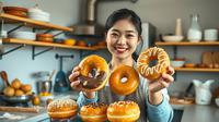 resep donat kentang ©Ilustrasi dibuat AI