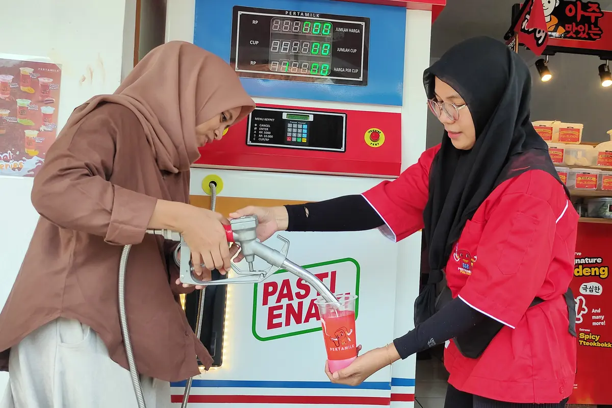 Bisnis Waralaba Minuman Susu Dengan Konsep SPBU, Begini Cara Pesannya