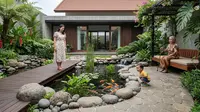 8 Desain Kolam Ikan Minimalis Tanpa Tepi Tajam, Estetik dan Aman