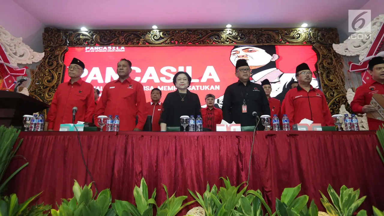 PDIP Umumkan Lima Pasangan Cagub Dan Wagub Pilkada Serentak 2018