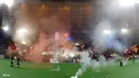 Pendukung Roma dan Lazio Dihukum Lima Tahun