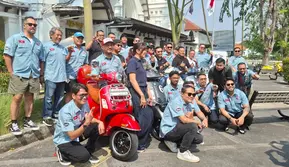 Ribuan Kilometer ke Bali, Vespa Amazing Ride Bawa Misi Khusus