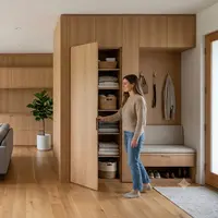 Ide Hidden Storage yang Bikin Rumah Selalu Rapi (AI Generated)